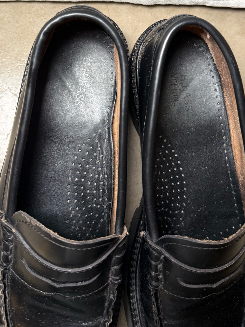 GH Bass Whitney Weejuns Super Lug Penny Loafers - Picture 8 of 9